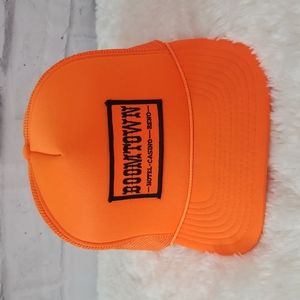 Vintage Boomtown Hotel & Casino - Reno snapback trucker hat, orange, one size
